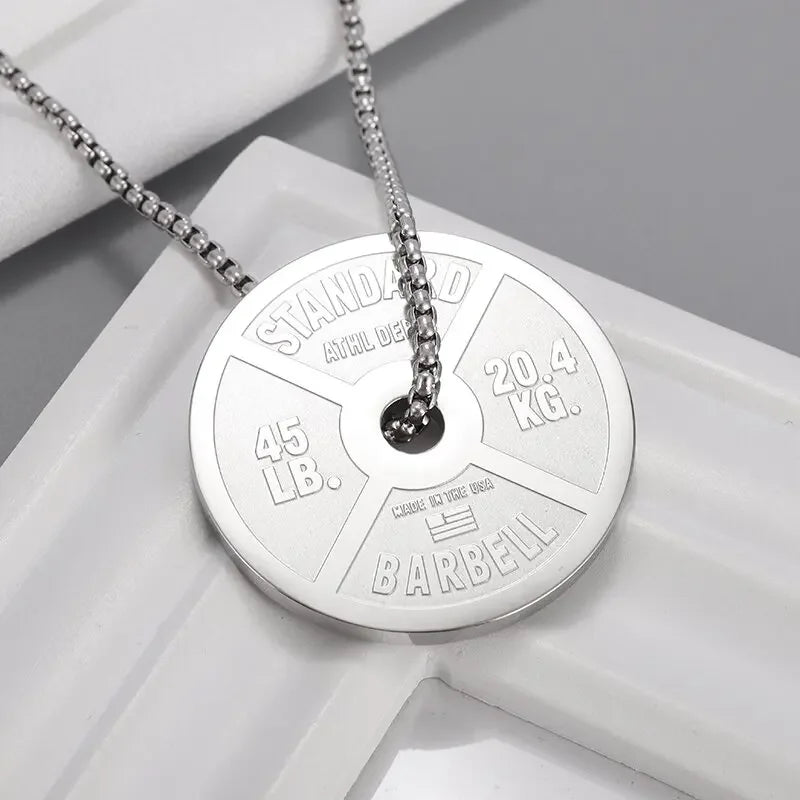 Stainless Steel Plate Necklace