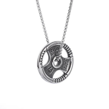 Stainless Steel Plate Necklace