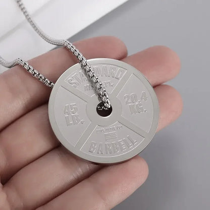 Stainless Steel Plate Necklace