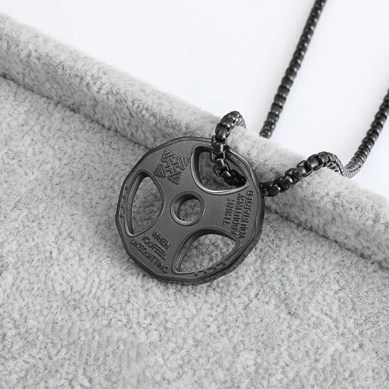 Stainless Steel Plate Necklace
