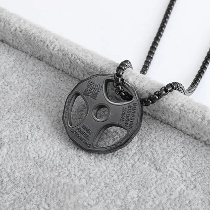 Stainless Steel Plate Necklace