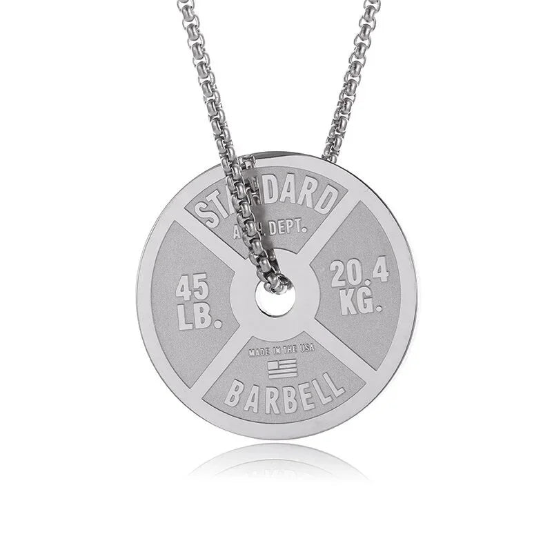 Stainless Steel Plate Necklace