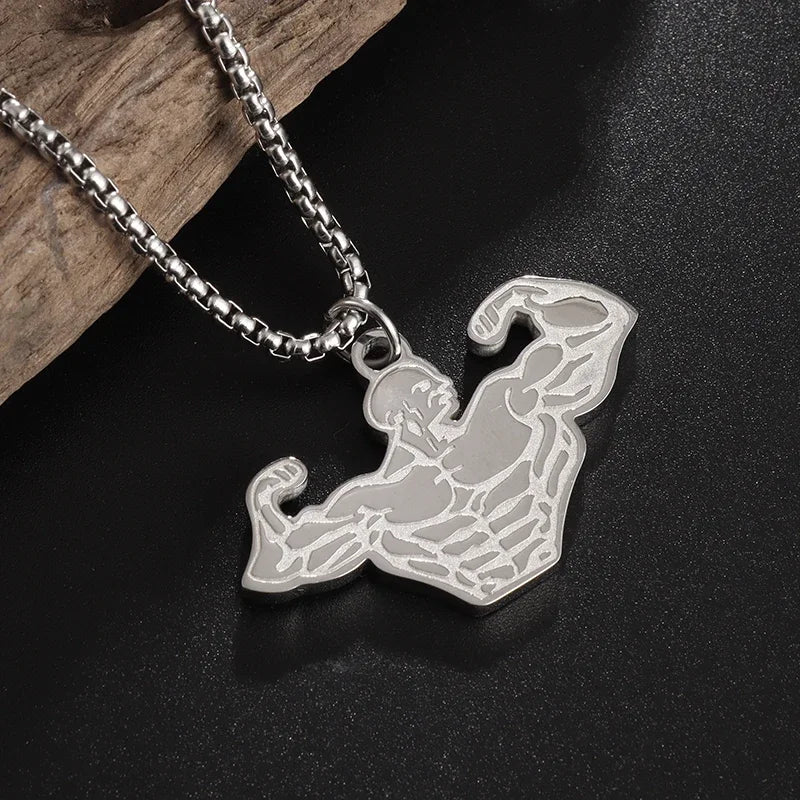 Stainless Steel Plate Necklace