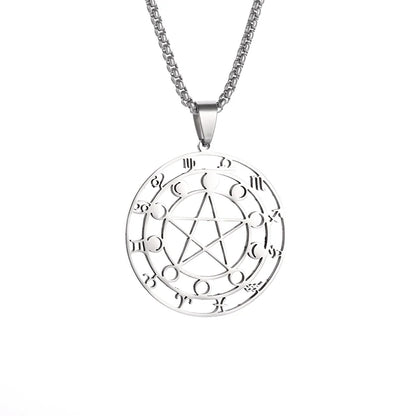 Stainless Steel Plate Necklace