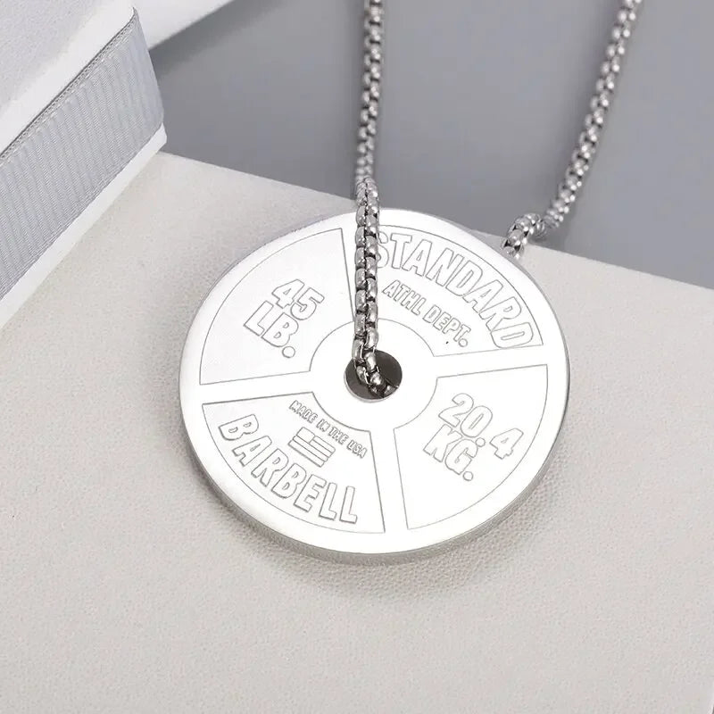 Stainless Steel Plate Necklace