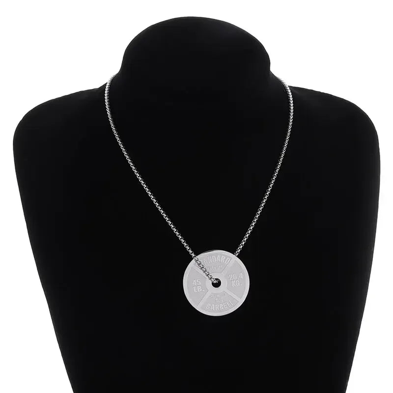 Stainless Steel Plate Necklace