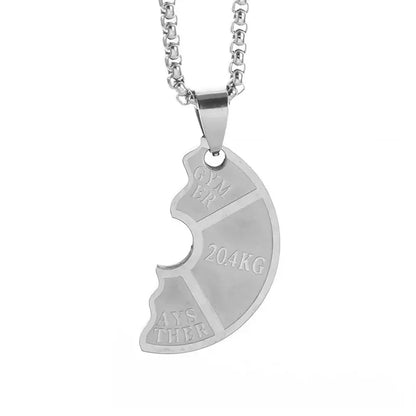 Stainless Steel Plate Necklace